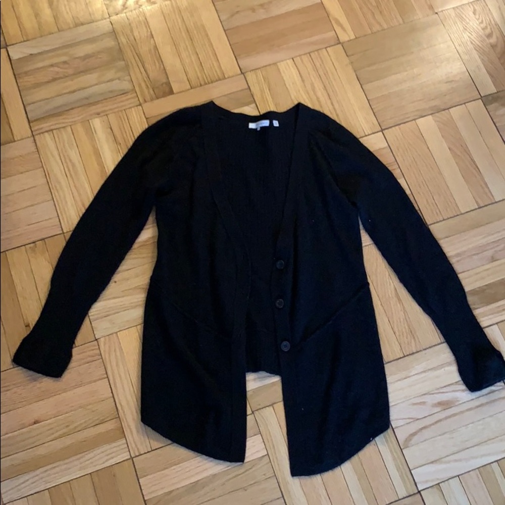 Beautiful Black 360Cashmere Cartigan Size Small